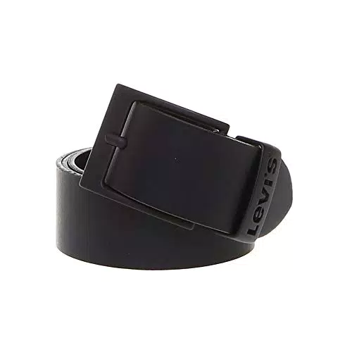 Levi's Herren ASHLAND METAL Gürtel, Schwarz, 110