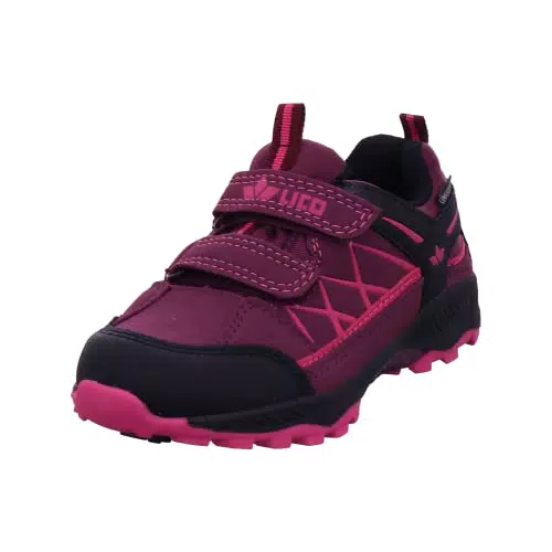 Lico Griffin Low V Cross-Laufschuh, Bordeaux/schwarz/pink