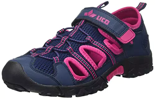 Lico Mel VS Sandalen, blau/Lemon