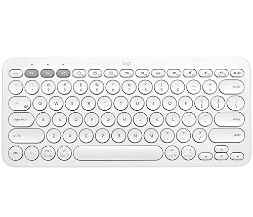 Logitech K380 kabellose Multi-Device Bluetooth-Tastatur mit Easy-Switch für bis zu 3 Geräte
