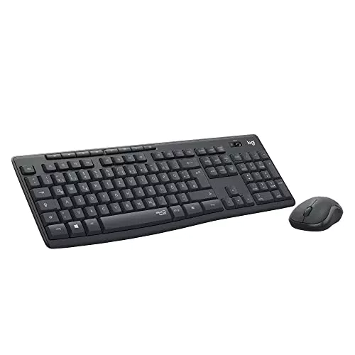Logitech MK295 kabelloses Tastatur-Maus-Set mit SilentTouch-Technologie