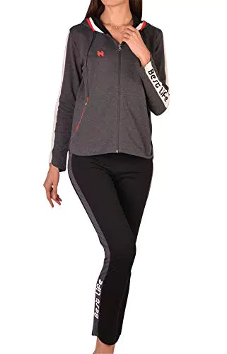 LOREZA Damen Jogginganzug Sportanzug Freizeitanzug Trainingsanzug aus Baumwolle - Modell 1 -