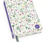 Lovely Flowers Taschenkalender 2024 - Blumen-Design - Terminplaner mit Wochenkalendarium - Format 11