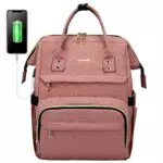 LOVEVOOK Rucksack Damen mit 14 Zoll Laptopfach, Wasserdicht Business Backpack Schulrucksack