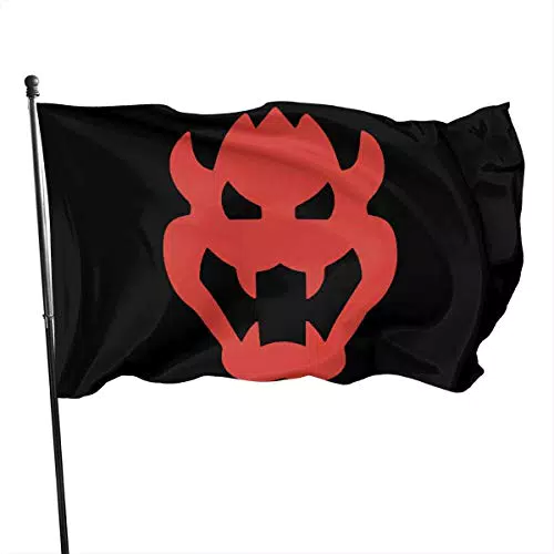 Lsjuee Bow-Ser Flagge 3x5 Fuß robust Dauerhafte farbechte Flagge Innen/Außen Polyester Flagge Garten Büro Flagge Dekorieren
