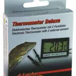 Lucky Reptile Thermometer Deluxe, Elektronisches Thermometer mit 2 Fernfühlern