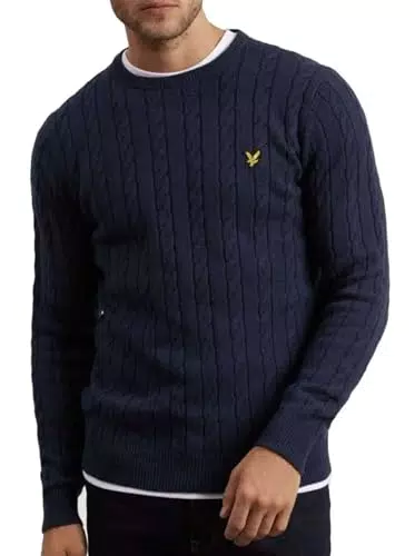 Lyle & Scott Strickpullover für Männer, Casual Cable Jumper