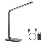mafiti Schreibtischlampe LED Dimmbar Tischlampe 5 Farb und 3 Helligkeitsstufen