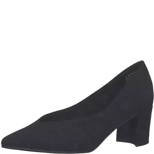 MARCO TOZZI Damen Pumps, Blockabsatz, weiches FEEL ME Fußbett