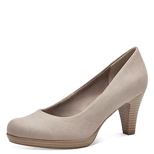 MARCO TOZZI Damen Pumps Elegant Rund, Schwarz, 37