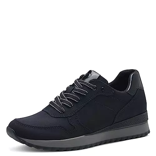 MARCO TOZZI Damen Sneaker flach Elegant zum Schnüren