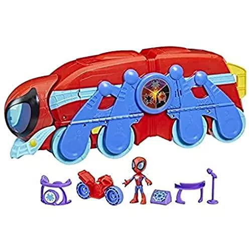 Marvel Spidey and His Amazing Friends 2-in-1 Spider Raupe Hauptquartier Spielset
