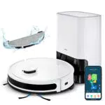MEDION Saugroboter mit Absaugstation und Wischfunktion X20 SW+