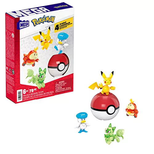 MEGA POKÉMON Paldea-Region - Pikachu und die ersten Partner-Pokémon Felori
