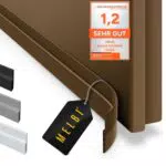 MELBI - 2X Zugluftstopper für Türen, Premium Türdichtung selbstklebend & zuschneidbar