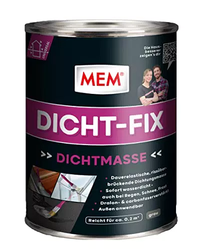 MEM Dicht-Fix, Für alle üblichen Untergründe, Zur Abdichtung von Undichtigkeiten und kleineren Leckstellen