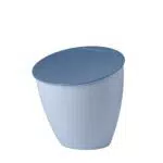 Mepal - Küchenabfalleimer Calypso - Kleiner Mülleimer mit Deckel - Komposteimer Küche - Ideal für die Küchenorganisation - Küchenhelfer und Spülmaschinenfest - 2200 ml - Nordic blue