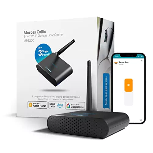 meross Smart Garagentoröffner funktioniert mit Apple HomeKit