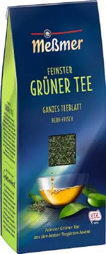 Meßmer Feinster Grüner Tee, Ganzes Teeblatt, 150 g