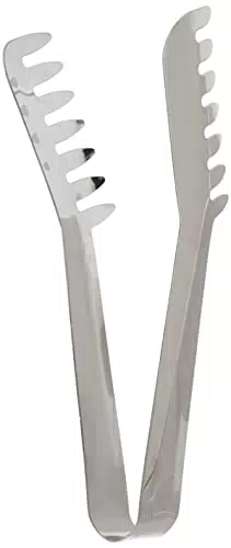 Metaltex Spaghetti-/Servierzange, Edelstahl, Silber
