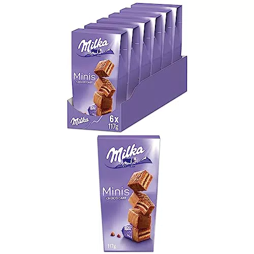 Milka Choco Brownie 13 x 150g, Einzeln verpackte Schokoladenkuchen von Milka