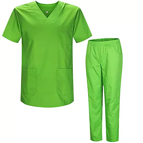 MISEMIYA - Unisex-Schrubb-Set - Medizinische Uniform mit Oberteil und Hose ref.8178 - X-Small