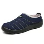 Mishansha Hausschuhe Damen Winter Pantoffeln Frauen Warme Bequem Slippers Outdoor Plüsch Gefüttert Slip On Schuhe Blau