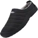 Mishansha Herren Damen Winter Hausschuhe Plüsch Warm Gefütterte Schneestiefel Slippers Outdoor Freizeit Schuhe