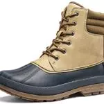 Mishansha Winterstiefel Herren Winterschuhe Warme Gefüttert Schneestiefel Männer Outdoor Herrenstiefel Wasserdicht Rutschfest Stiefel Hellbraun Gr.45