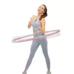 Miweba Sports Hula Hoop Reifen, Gewichtsabnahme & Massage - Stahl - 93 cm Durchmesser - 8-teilig - Hula-Hoop-Reifen - Fitnessreifen - Hula-Hoop für Erwachsene & Kinder
