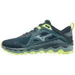 Mizuno Herren Wave Mujin 8 Traillaufschuh, Wandteppich Mistyb Neolime