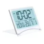 MMOBIEL Digitaluhr LCD-Reisewecker Klappbar mit Hintergrundbeleuchtung Digitale Uhr mit Tages-