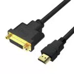 MMOBIEL HDMI auf DVI Kabel Adapter - Bidirektional Stecker Buchse DVI-I Dual Link auf HDMI - Kabelkonverter Unterstützt Monitor
