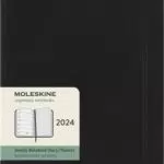 Moleskine Wochenplaner mit Platz für Notizen, 12 Monate 2024