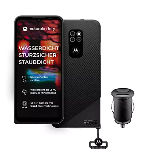 Motorola Moto Defy Outdoor Smartphone, 5000mAh, 4/64GB
