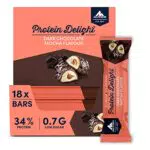 Multipower Protein Delight Eiweißriegel 18 x 35 g Protein Riegel Box Leckerer Energieriegel Dark Chocolate Mocha
