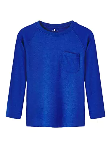 NAME IT Boy's NMMBIT LS TOP Langarm Shirt, Surf The Web