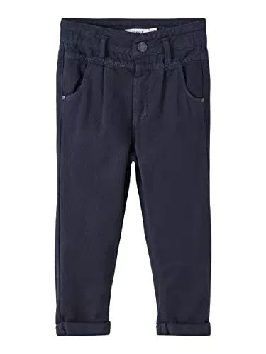 NAME IT Girl's NMFBELLA TWIIZZA HW MOM Pant EL Camp Hose
