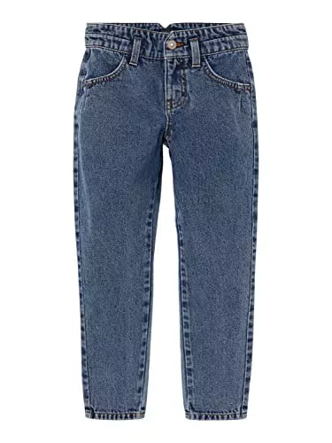 NAME IT Mädchen Nkfbella Dnm 2700 Hw an Mom Pant Noos Hose