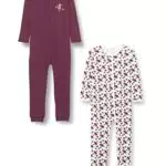 NAME IT NBFNIGHTSUIT 2P Zip Prune Purple NO 13192805