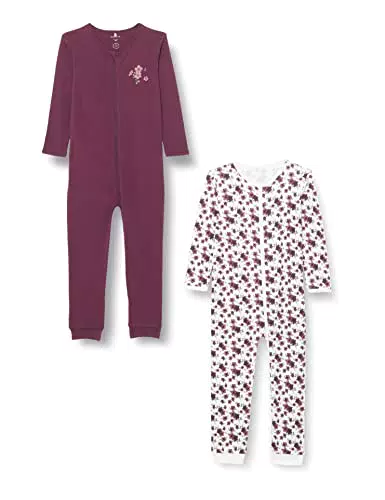 NAME IT NBFNIGHTSUIT 2P Zip Prune Purple NO 13192805