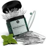 Naturschmiede Premium Mentholkristalle für die Sauna 100g - Menthol Sauna Kristalle mit Eis Effekt - Eukalyptus Sauna Aufguss - Eiskristalle als Sauna Zubehör zum Inhalieren