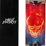 New Sports Skateboard Ghostrider, Länge 78,7 cm