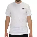 Nike Herren Sportswear Club T-Shirt, White/Black