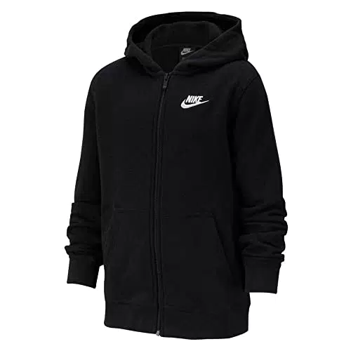 Nike Sportswear Boys' Club Hoodie, Full-length Zip,