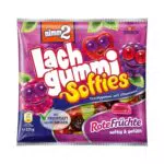 nimm2 Lachgummi Softies Rote Früchte 1 x 225g Gefülltes Fruchtgummi mit Fruchtsaft und Vitaminen