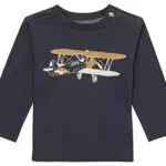 Noppies Langarmshirt Margate - Farbe: India Ink - Größe: 50