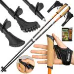 Nordic Walking Stöcke Carbon Light mit Handgelenkschlaufen