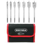 NORTOOLS Professionelle Flachschneider Holzbohrer Set 1/4 schnellen änderung Schaft Lochschneider Werkzeuge
