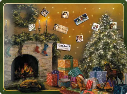 Nostalgic-Art 25012 Winter Time Christmas Tree Magnettafel